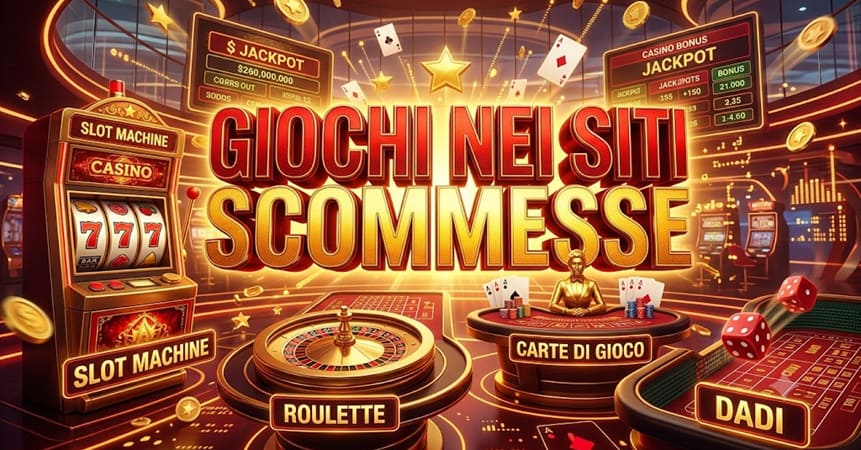 Slot online e giochi nei bookmaker