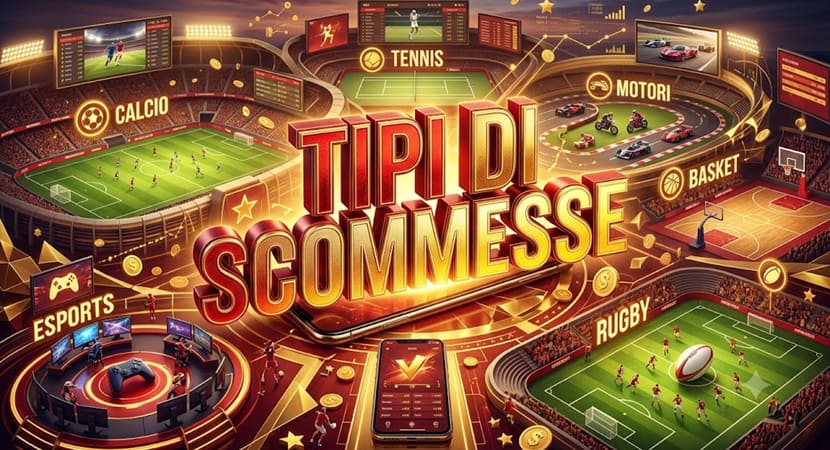 Tipi di scommesse dei bookmaker